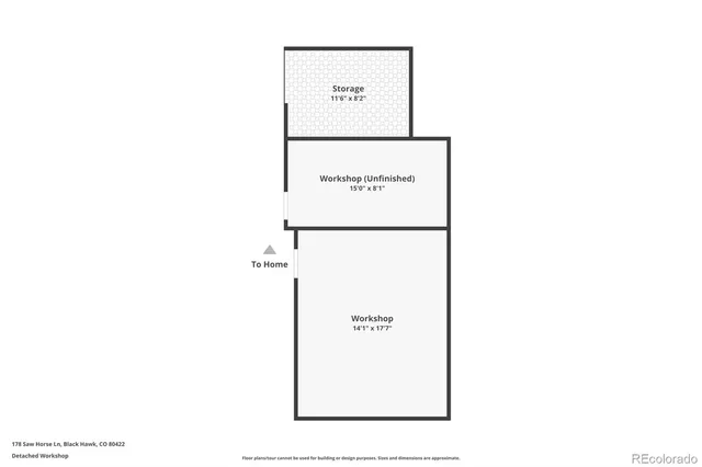 a view of backyard of house