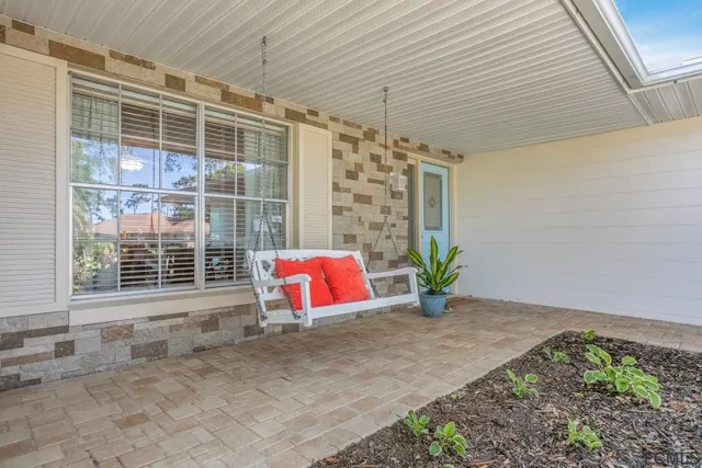 a view of outdoor space with balcony