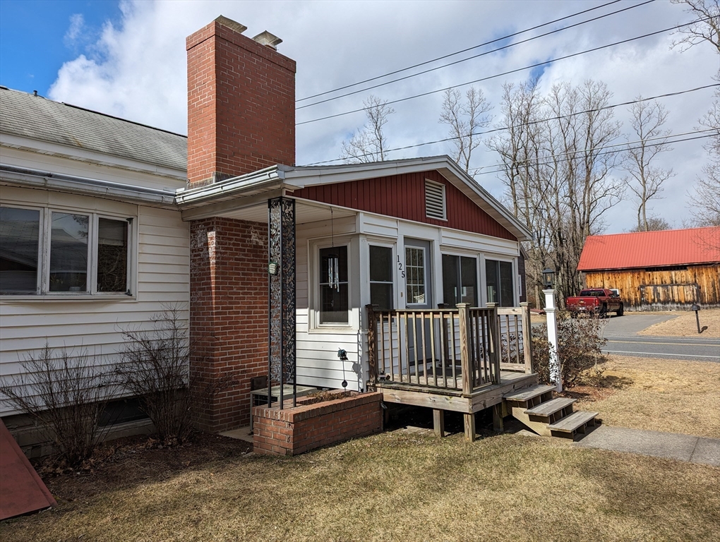 125 Plumtree Road Sunderland, MA 01375 - Photo 28 of 41 a front view of a house with garden