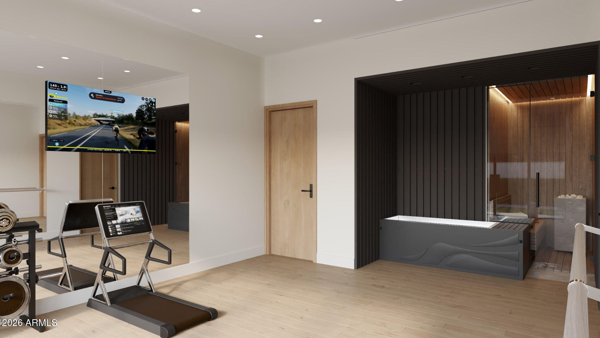 5009 East Roadrunner Road Paradise Valley, AZ 85253 - Photo 27 of 36 a view of workspace with gym equipment