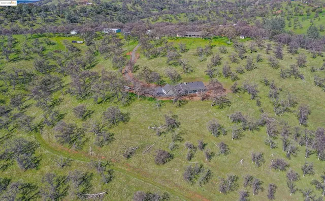 a view of an outdoor space and mountain view