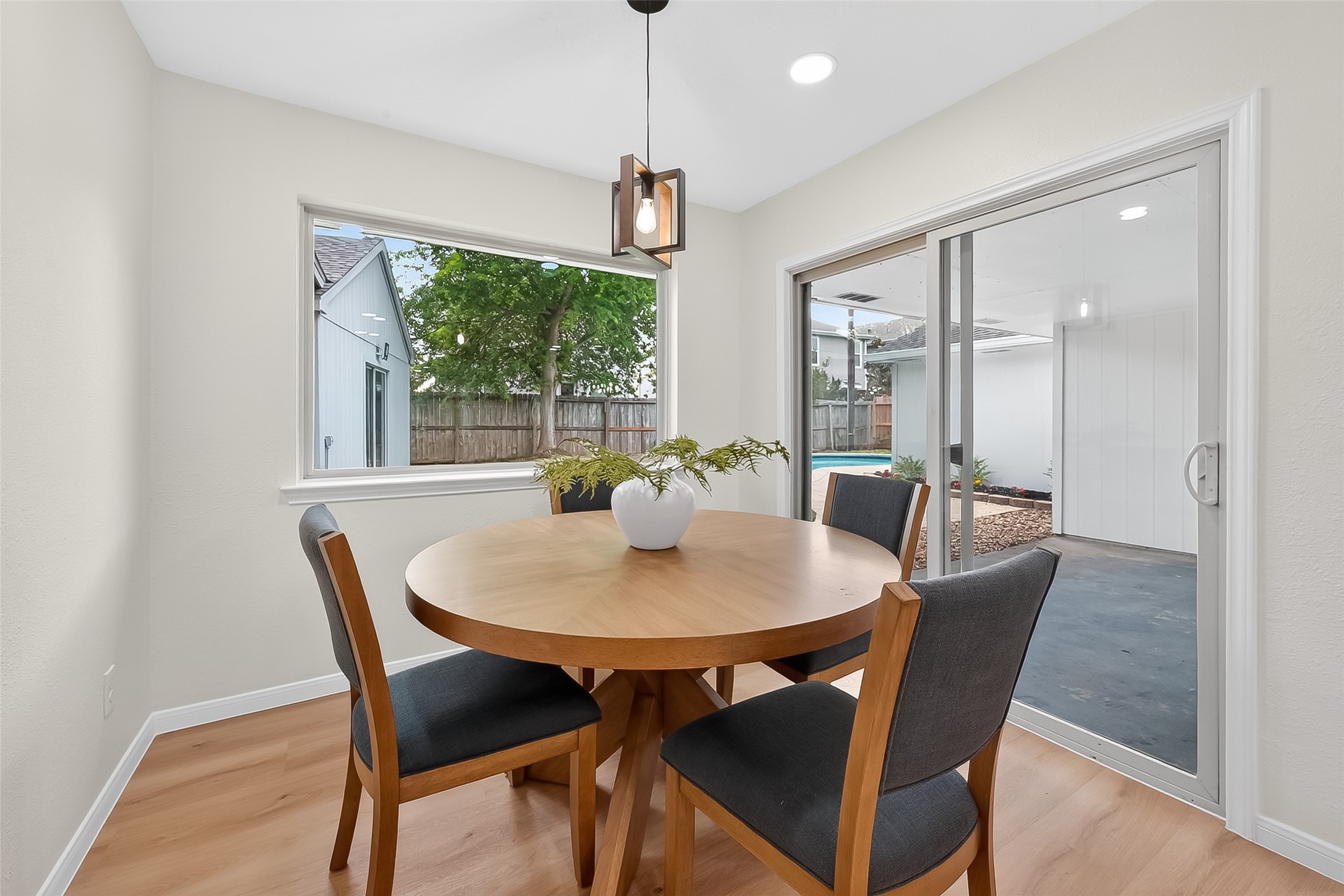 2914 Riata Lane Houston, TX 77043 - Photo 24 of 46 a view of a dining room with furniture window and outside view