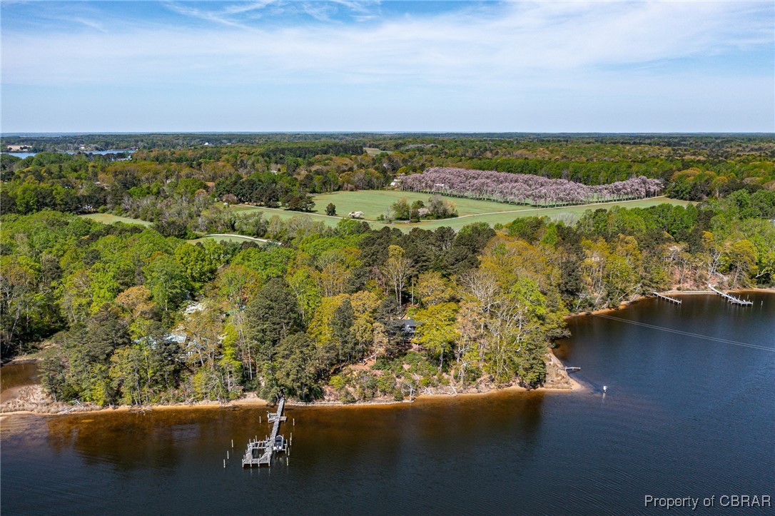 37 Rivers Bend Road Lancaster, VA 22503 - Photo 28 of 38 Aerial of Pier to House