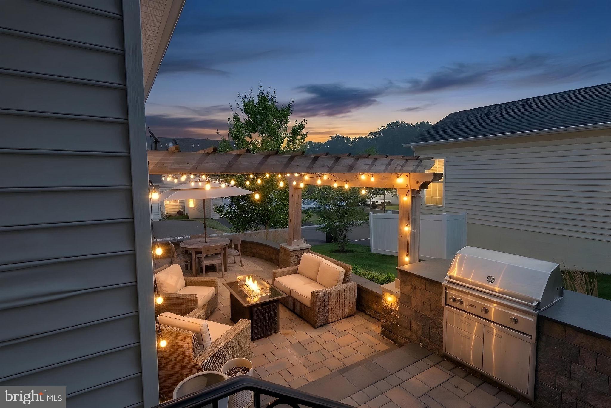 3914 Salome Road Doylestown, PA 18902 - Photo 37 of 42 Patio with pergola and built-in grill
