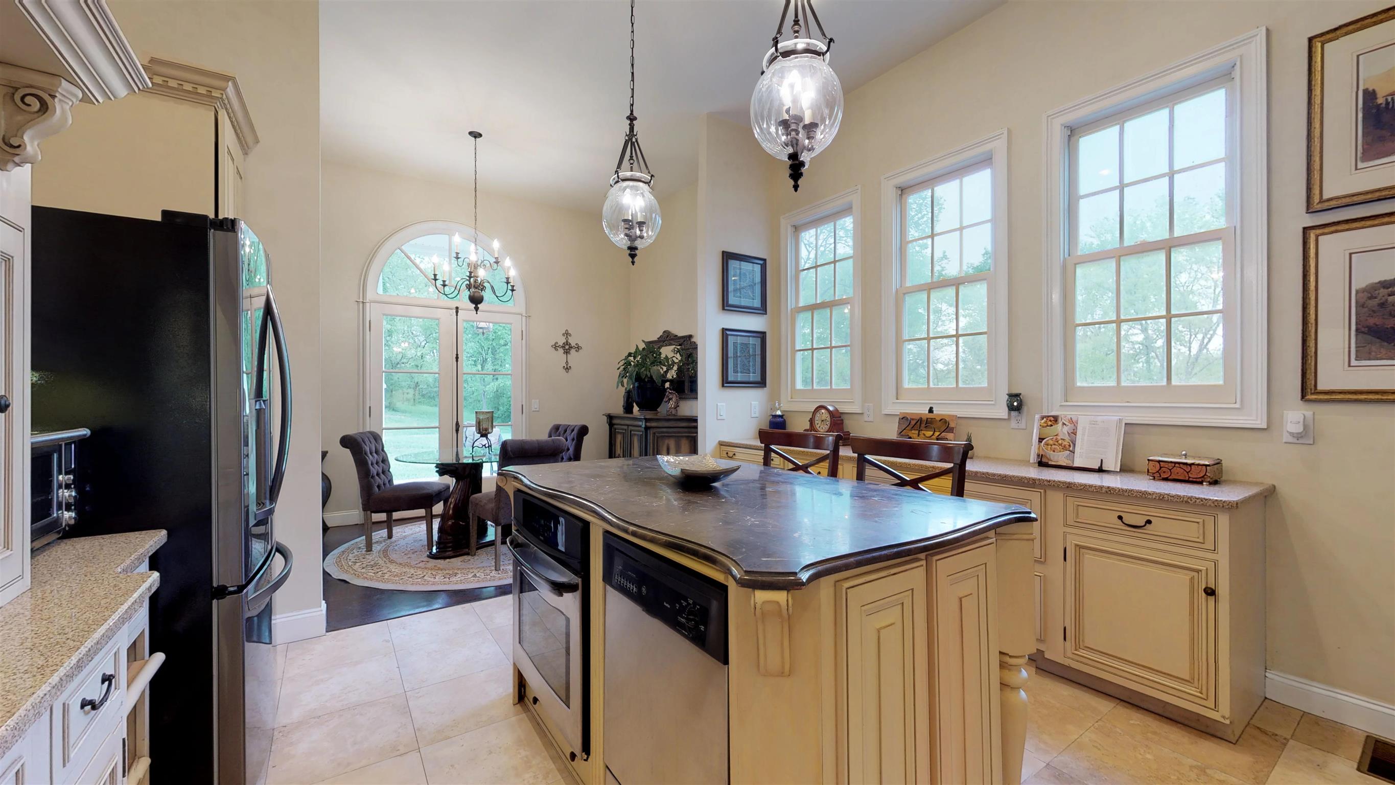 2452 Darks Mill Road Columbia, TN 38401 - Photo 11 of 30 A Chef's dream Kitchen has marble topped island provides room for making pastries & for extra seating and a surface for serving food