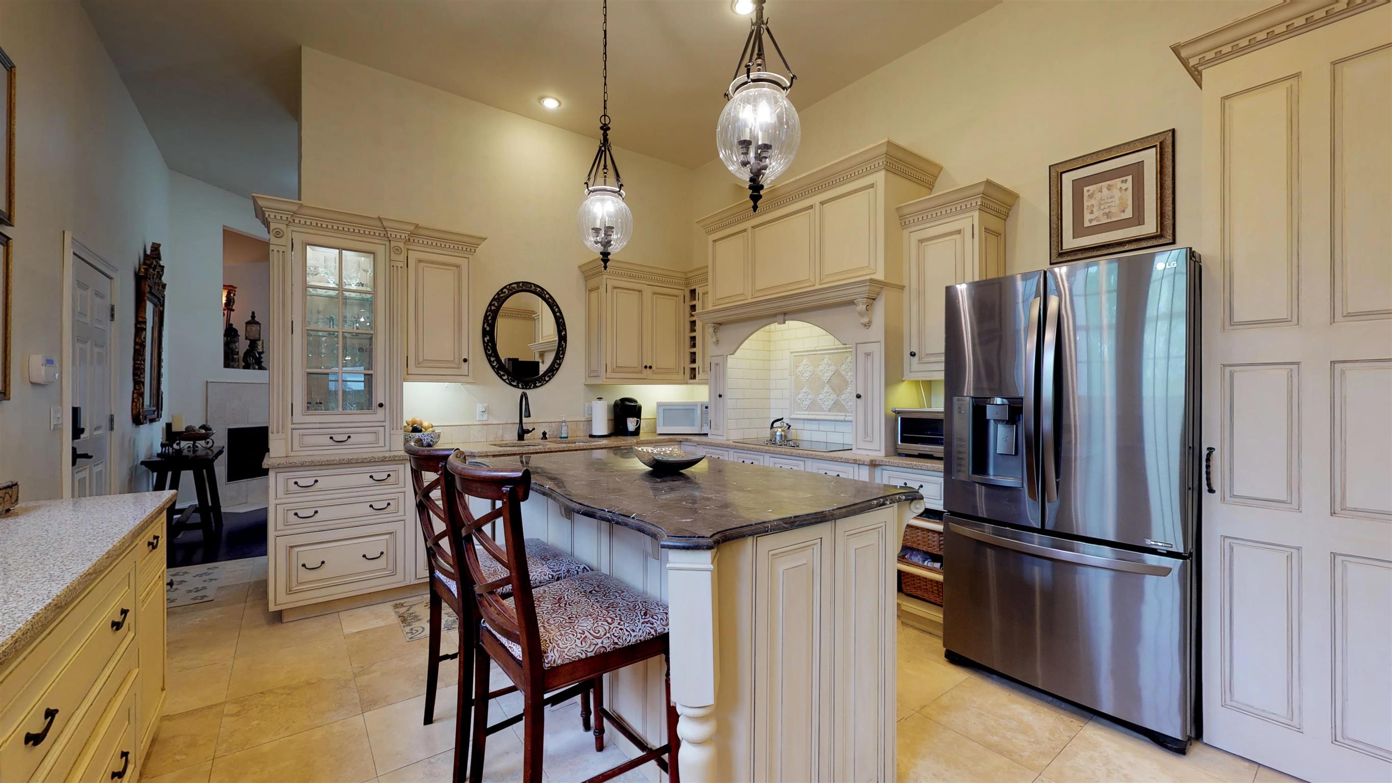 2452 Darks Mill Road Columbia, TN 38401 - Photo 12 of 30 Glsss front cabinet, built-in pantry, under cabinet lighting and an abundance of cabinets and drawers