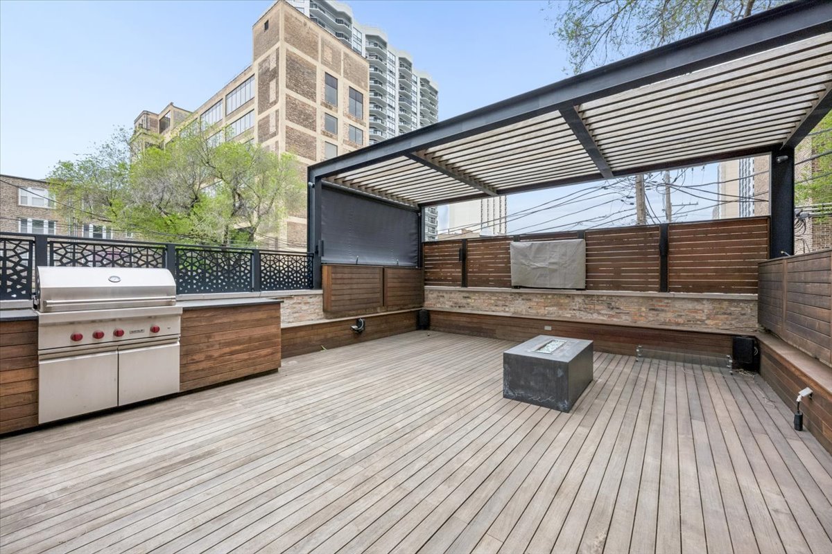 458 West Deming Place Chicago, IL 60614 - Photo 15 of 39 a view of kitchen from the roof deck