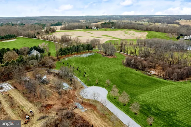 a view of a grassy field