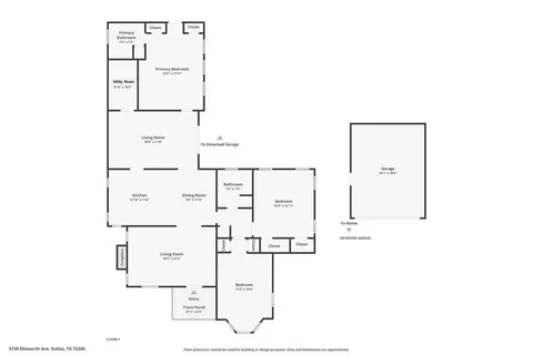 $775,000 | 5739 Ellsworth Avenue, Dallas, TX 75206