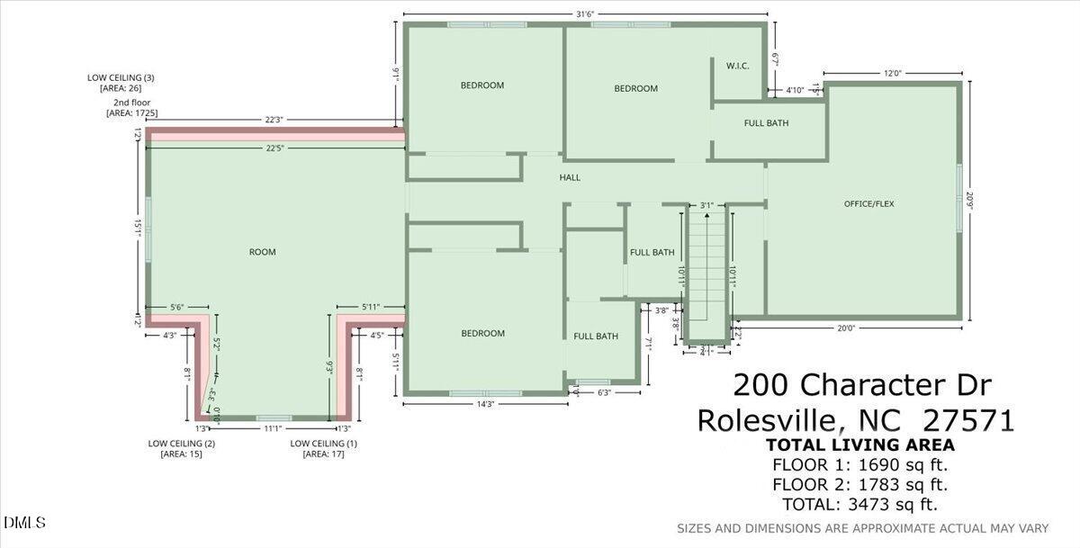 200 Character Drive Rolesville, NC 27571 - Photo 70 of 73 7-200 Character Dr Floor Plan-2