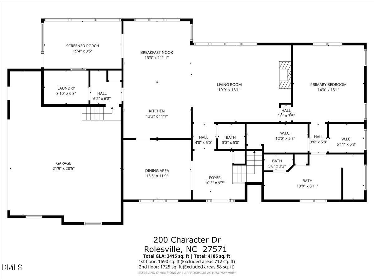 200 Character Drive Rolesville, NC 27571 - Photo 73 of 73 64-200 Character Dr Floor Plan-3