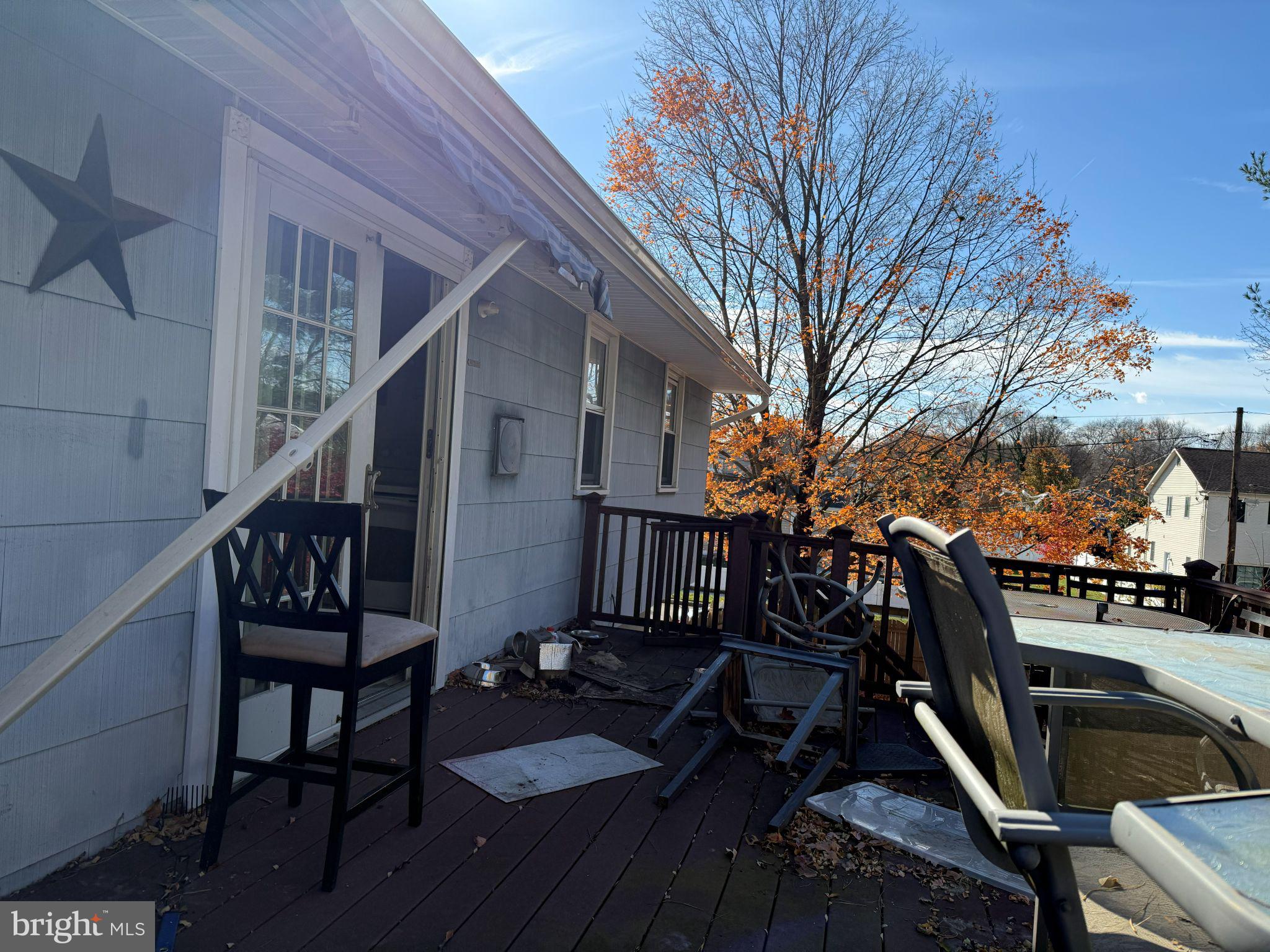 916 Edgemoor Road Cherry Hill, NJ 08034 - Photo 26 of 33 a view of balcony with wooden floor and seating space