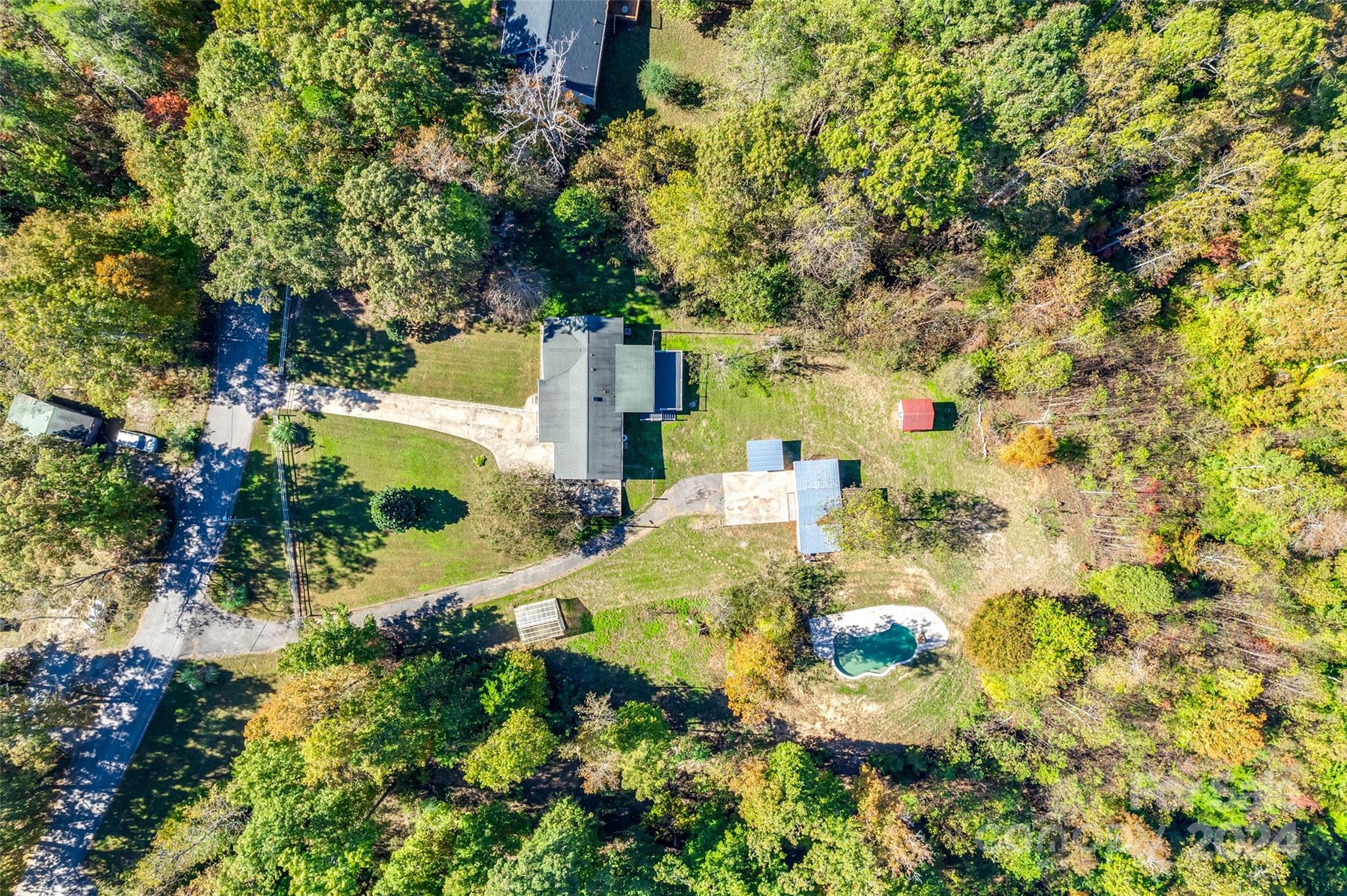 3110 Bush Road Clover, SC 29710 - Photo 46 of 48 an aerial view of residential house with outdoor space