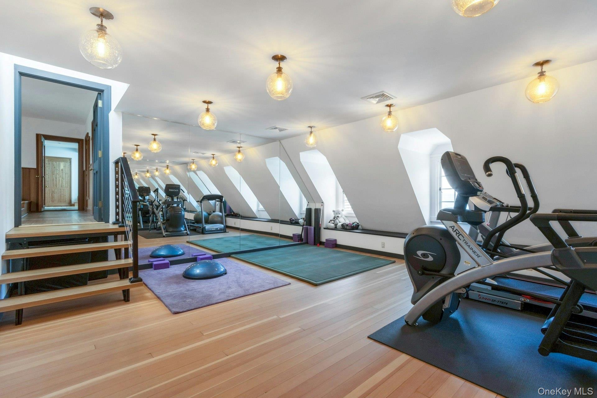 120 Ridge Road Tuxedo Park, NY 10987 - Photo 32 of 50 a view of a room with gym equipment