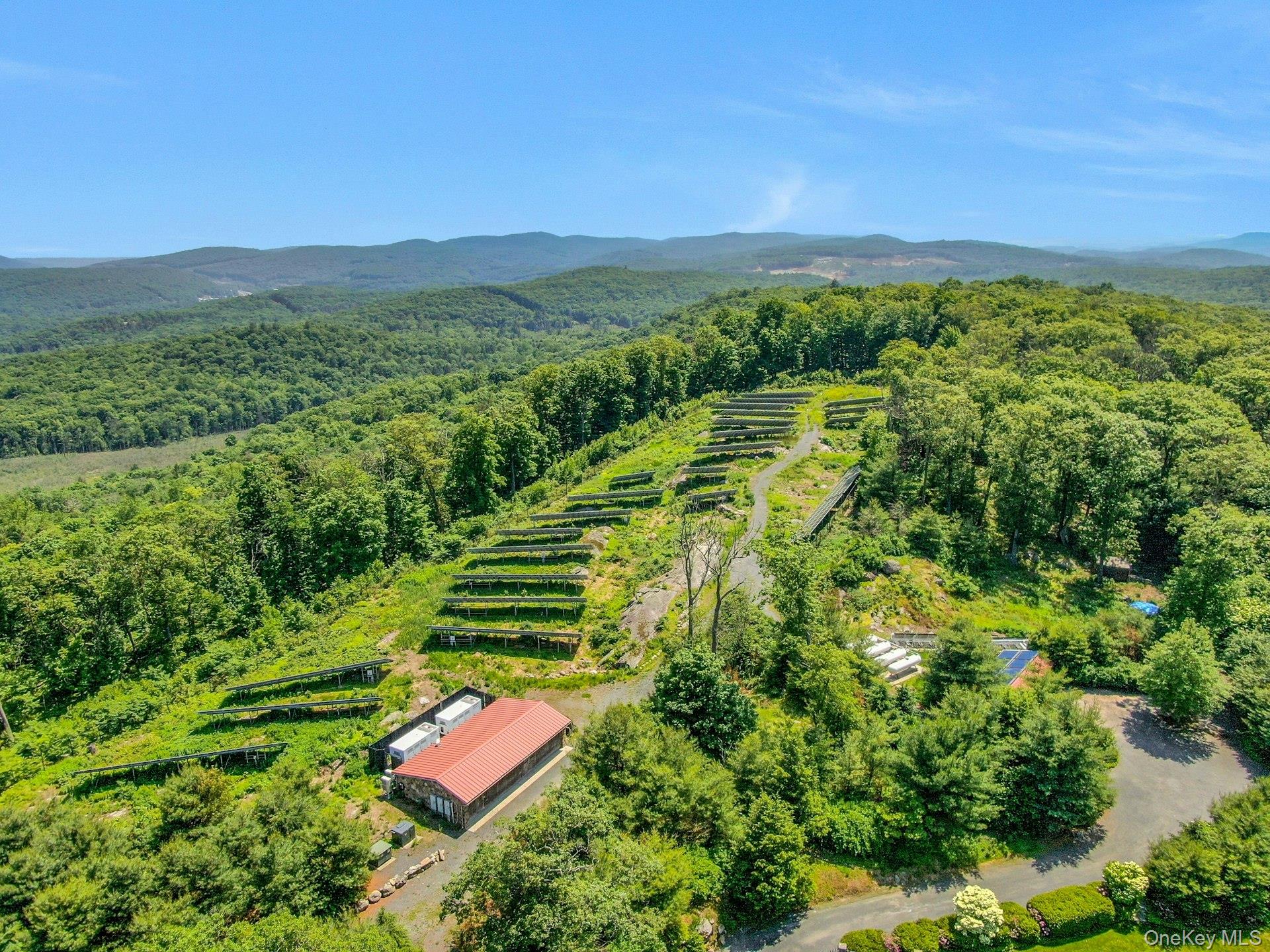 120 Ridge Road Tuxedo Park, NY 10987 - Photo 43 of 50 a view of a city with lush green forest
