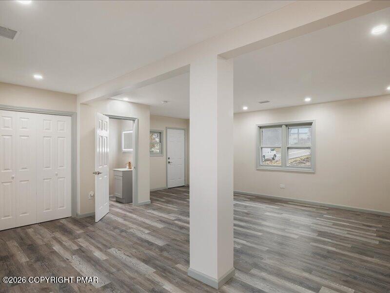 689 Main Road Hunlock Creek, PA 18621 - Photo 33 of 38 a view of hallway with a room and wooden floor