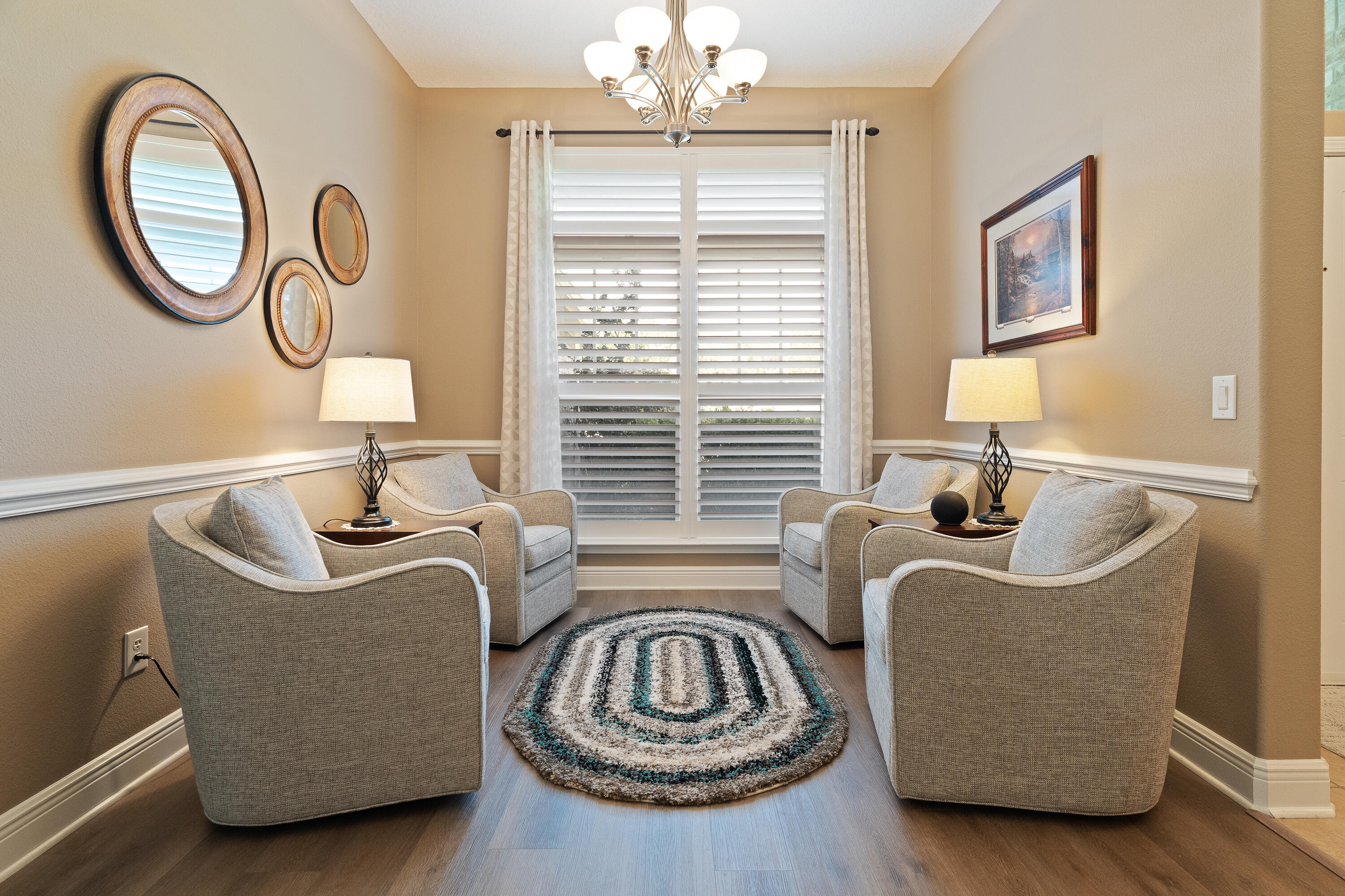 2300 Valley Place Navarre, FL 32566 - Photo 27 of 81 a living room with furniture and a large window