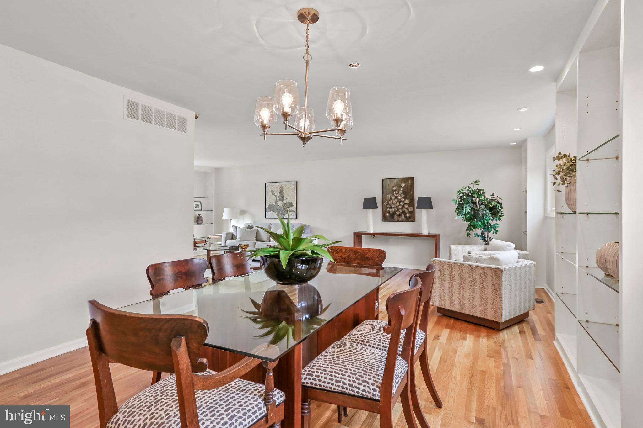 7207 Denberg Road Baltimore, MD 21209 - Photo 15 of 62 Dining Room with chandelier