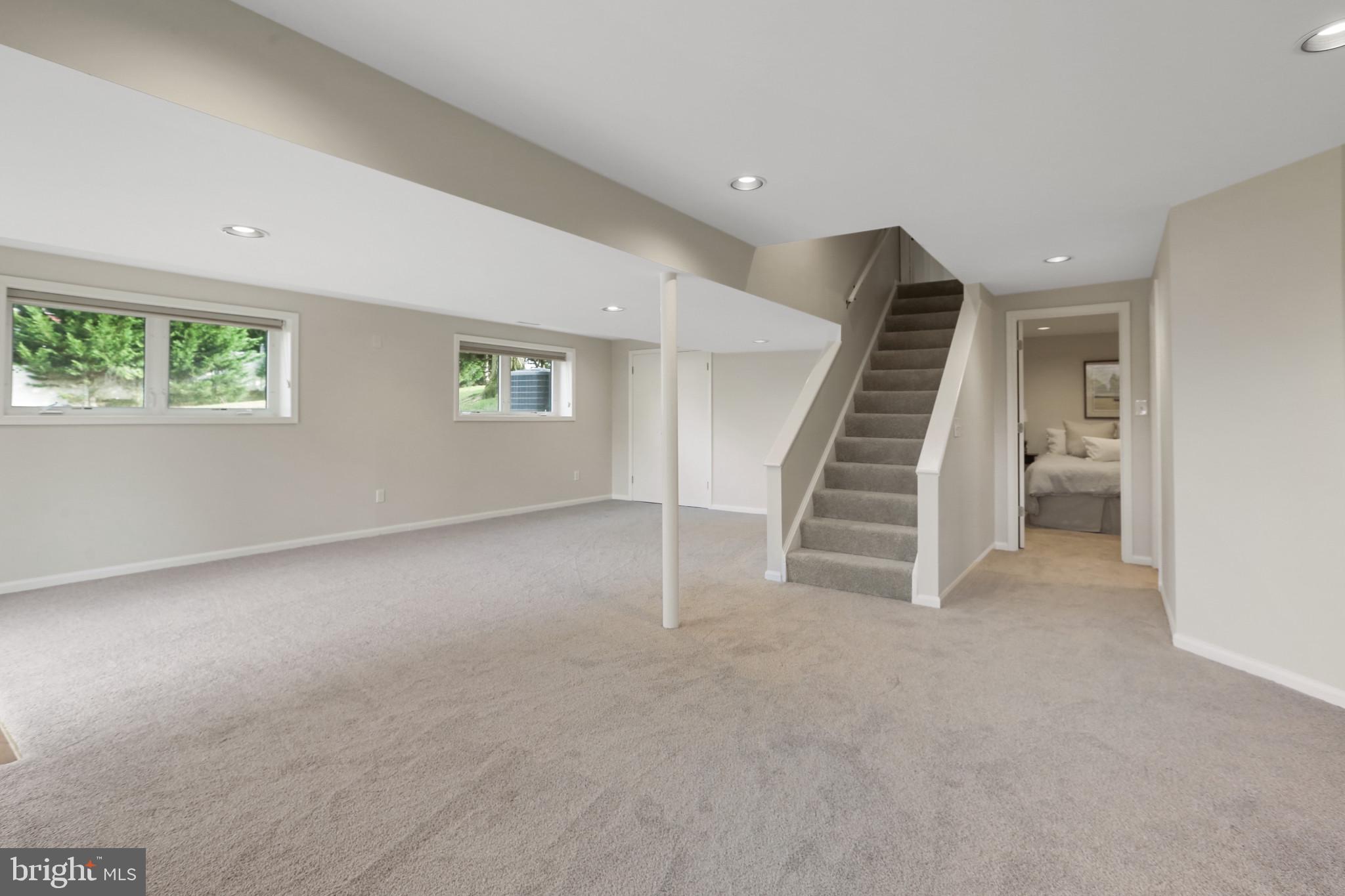7207 Denberg Road Baltimore, MD 21209 - Photo 46 of 62 Huge Basement with large windows