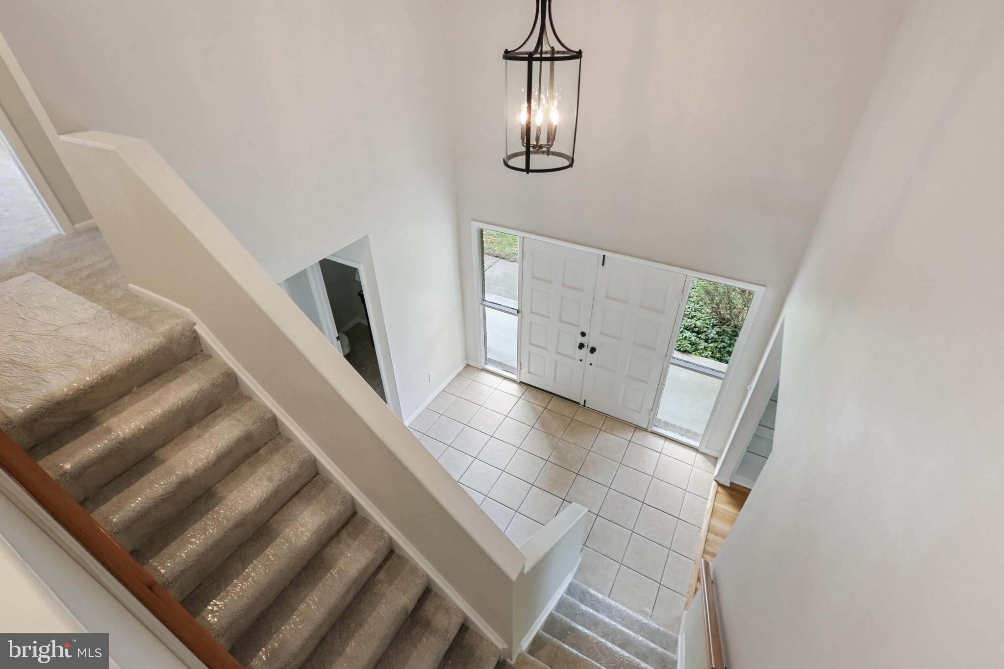 7207 Denberg Road Baltimore, MD 21209 - Photo 8 of 62 View from staircase to foyer