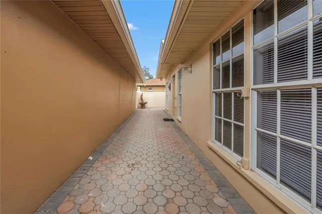 a close up of a parking space