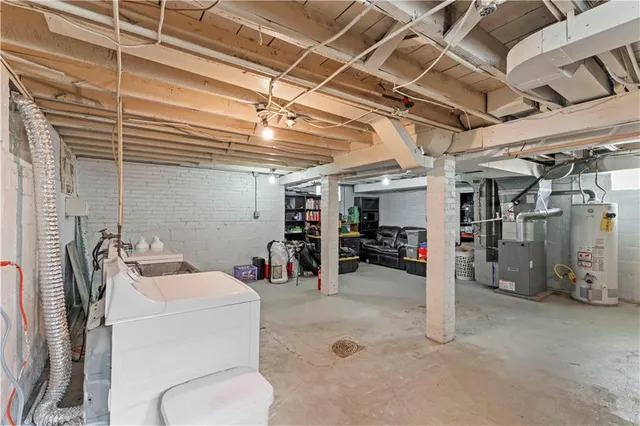 a view of storage and utility room