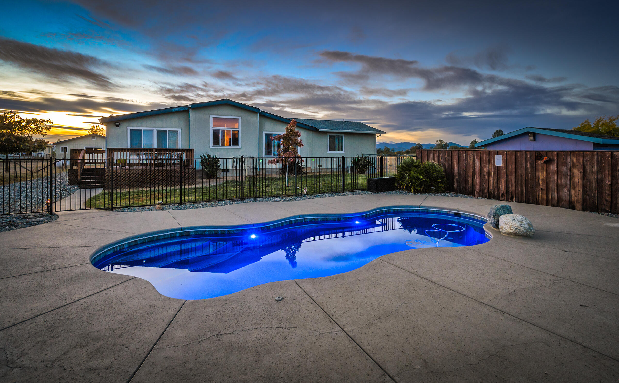 11541 Homestead Lane Redding, CA 96003 - Photo 48 of 51 a view of swimming pool with seating space