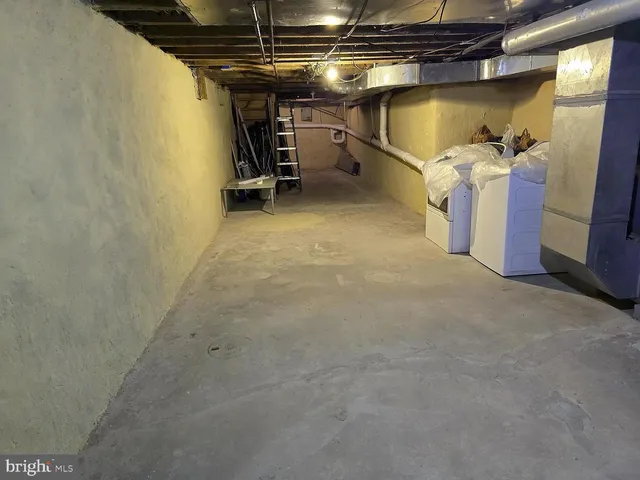 a view of storage and utility room