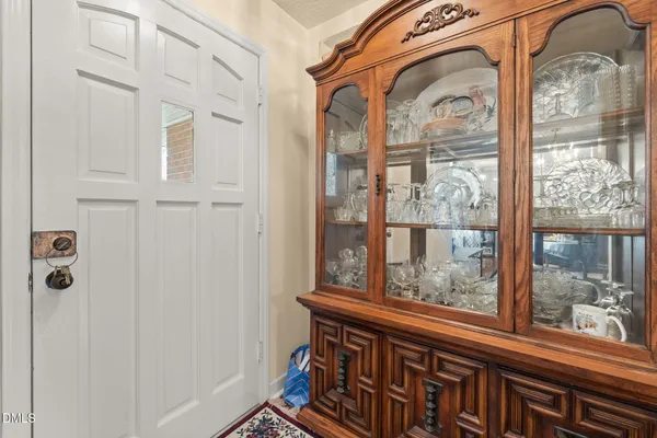 a view of a door with a glass door
