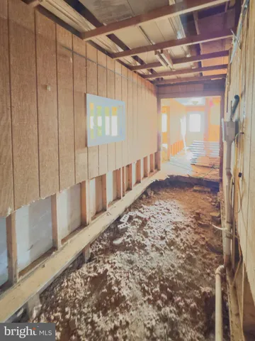 a view of storage and utility room