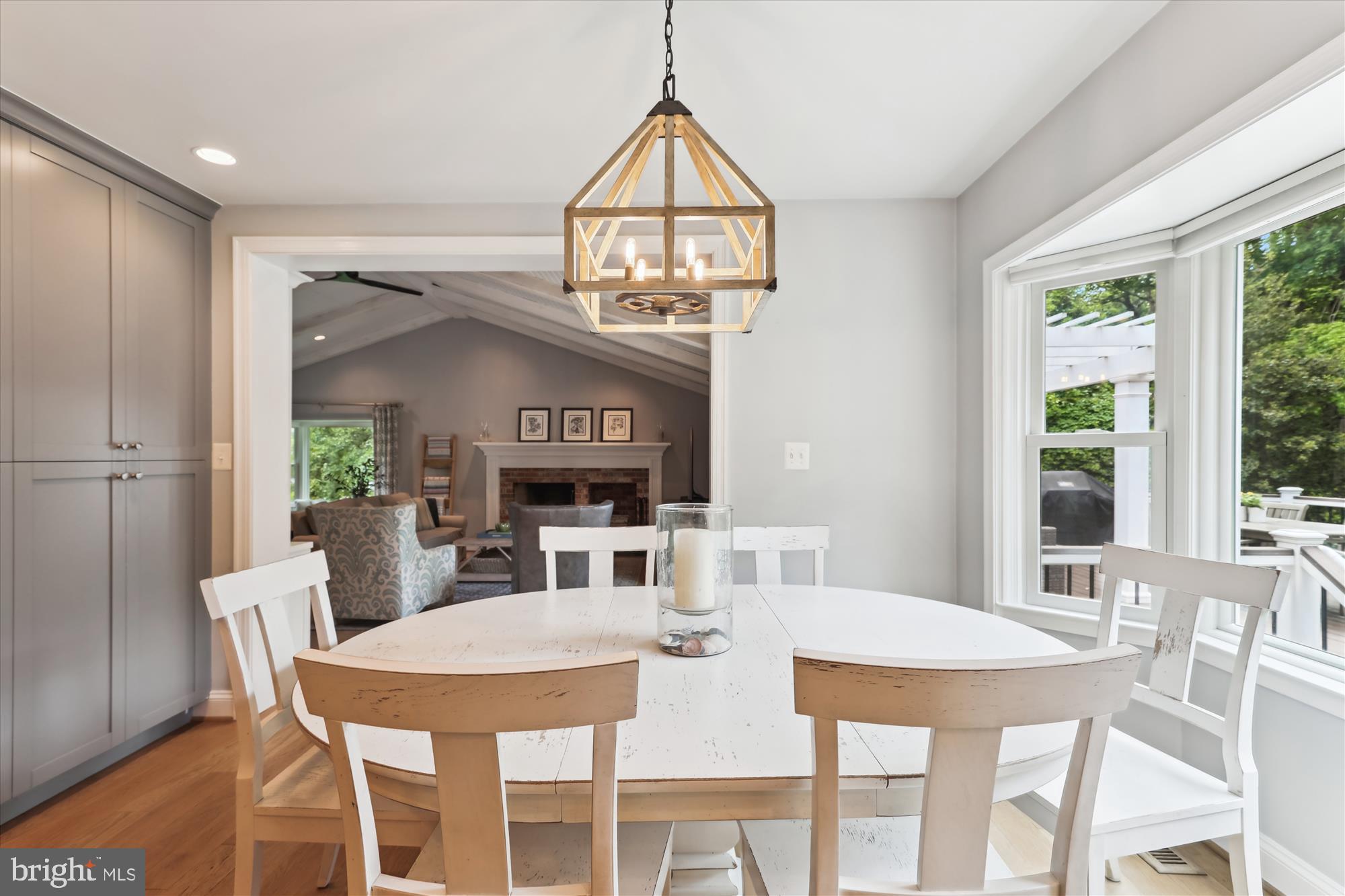 11476 Bronzedale Drive Oakton, VA 22124 - Photo 20 of 82 a view of a dining room with furniture window and wooden floor