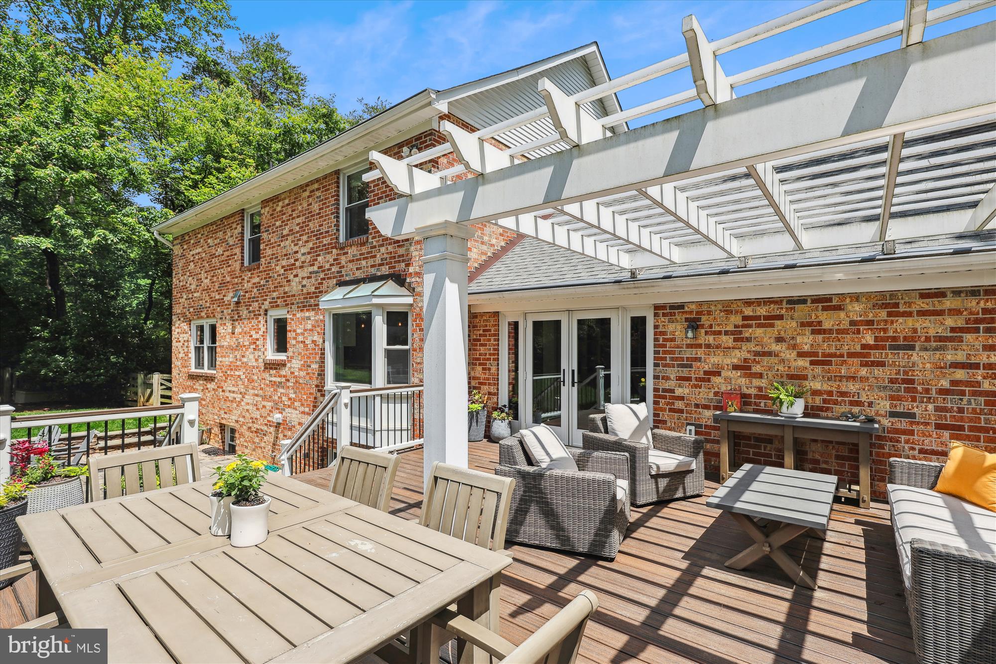11476 Bronzedale Drive Oakton, VA 22124 - Photo 66 of 82 a view of a patio with wooden floor