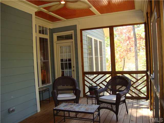7316 Duncans Ridge Way Fuquay-Varina, NC 27526 - Photo 18 of 25 Screened in porch off of Master Suite and Sunroom.