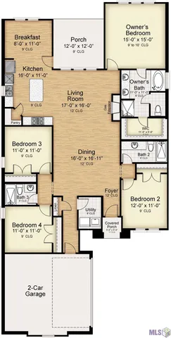 $376,990 | 6814 Garden Hill Drive, St. George, LA 70817