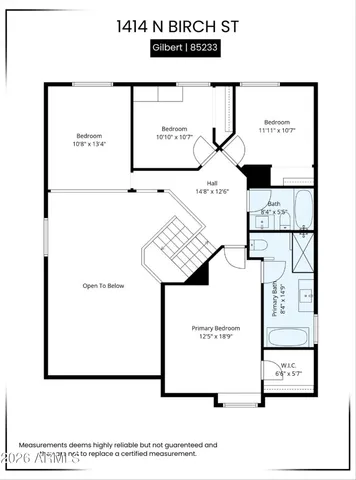 $540,000 | 1414 North Birch Street, Gilbert, AZ 85233