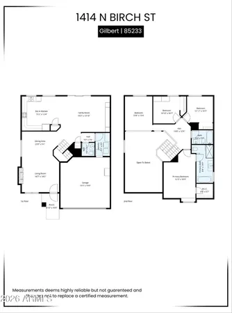 $519,500 | 1414 North Birch Street, Gilbert, AZ 85233