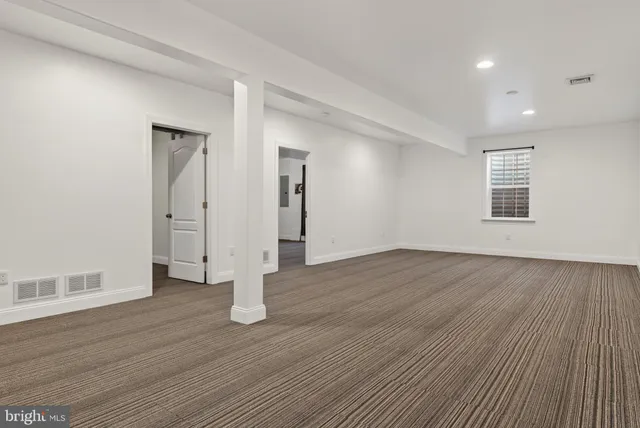 a view of an empty room