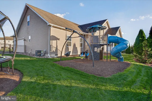 an aerial view of an outdoor space