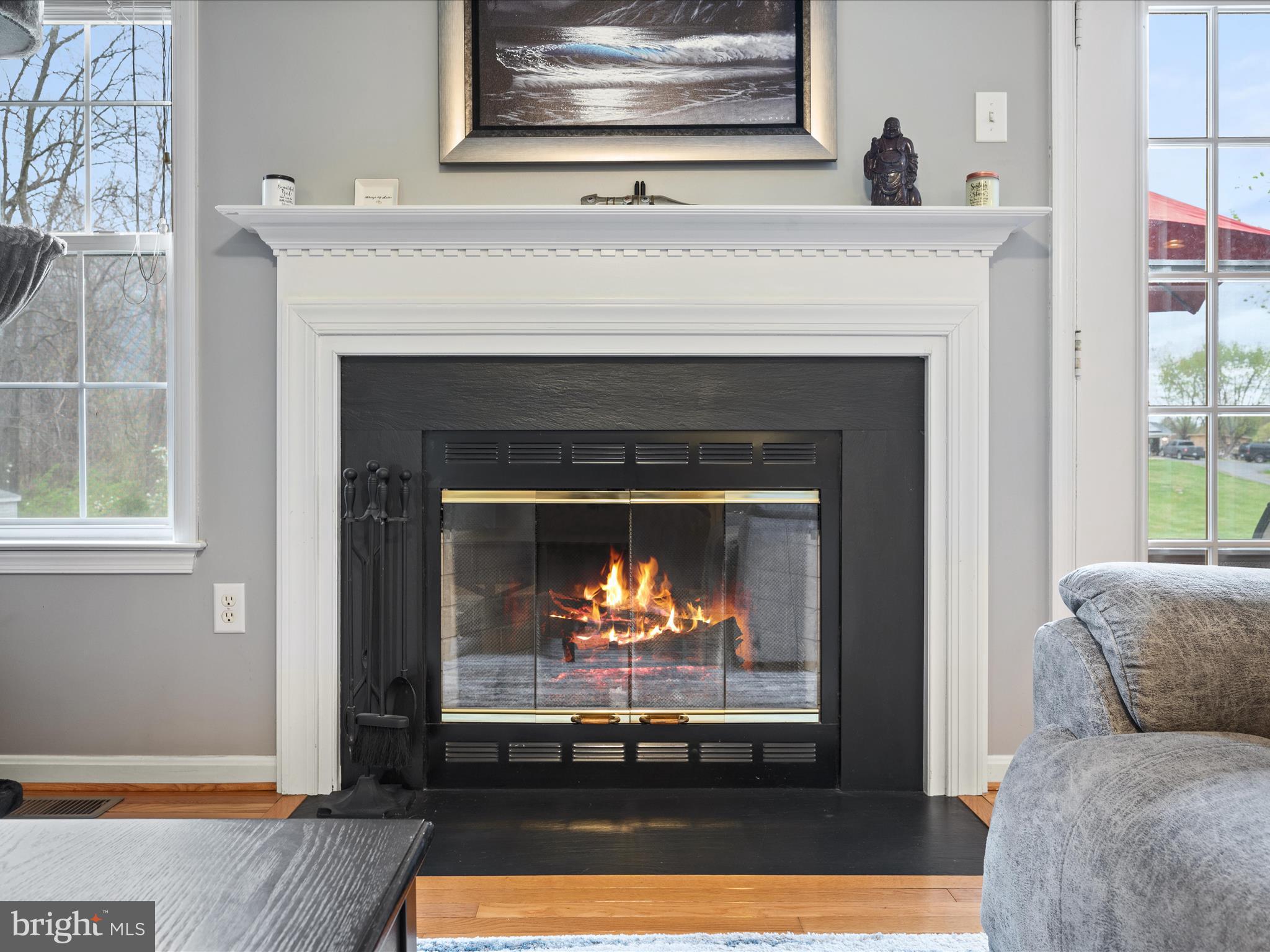 993 Rockland Road Front Royal, VA 22630 - Photo 11 of 37 a living room with a fireplace and a fireplace