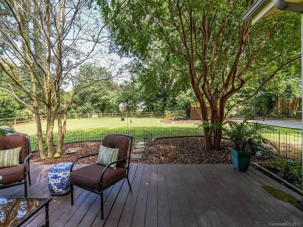 4419 Castleton Road Charlotte, NC 28211 - Photo 18 of 24 a garden view with a seating space