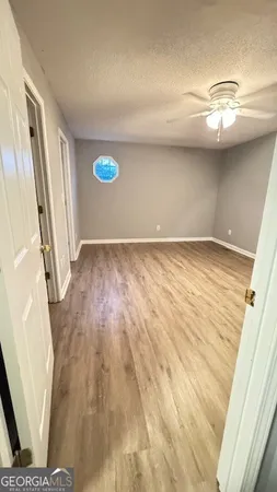wooden floor in a room