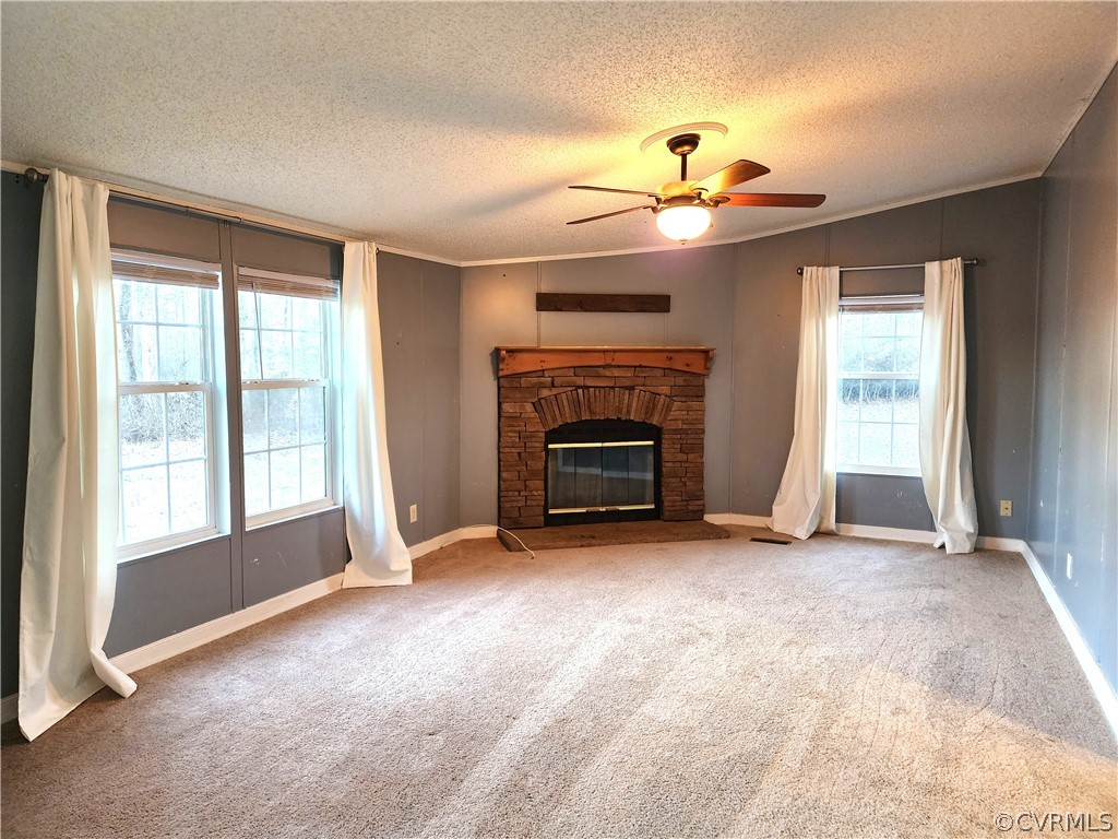 1609 Jeter Road Powhatan, VA 23139 - Photo 14 of 30 a view of an empty room with window and fireplace