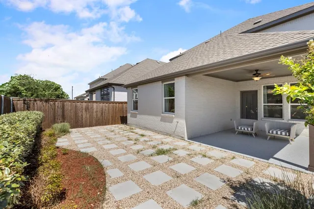 a view of a house with a patio