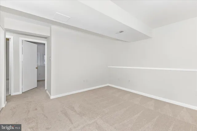 a view of a room with cabinet