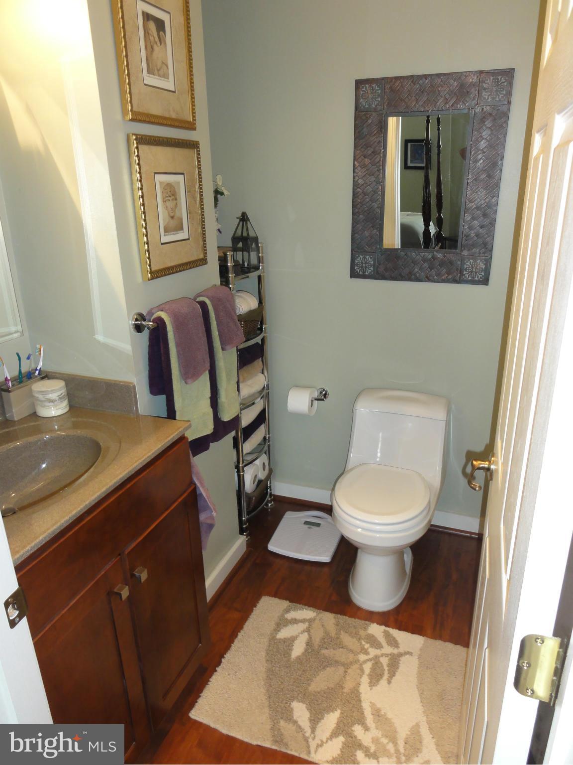 1 East Chase Street, Unit 814 Baltimore, MD 21202 - Photo 22 of 27 a bathroom with a toilet sink and mirror
