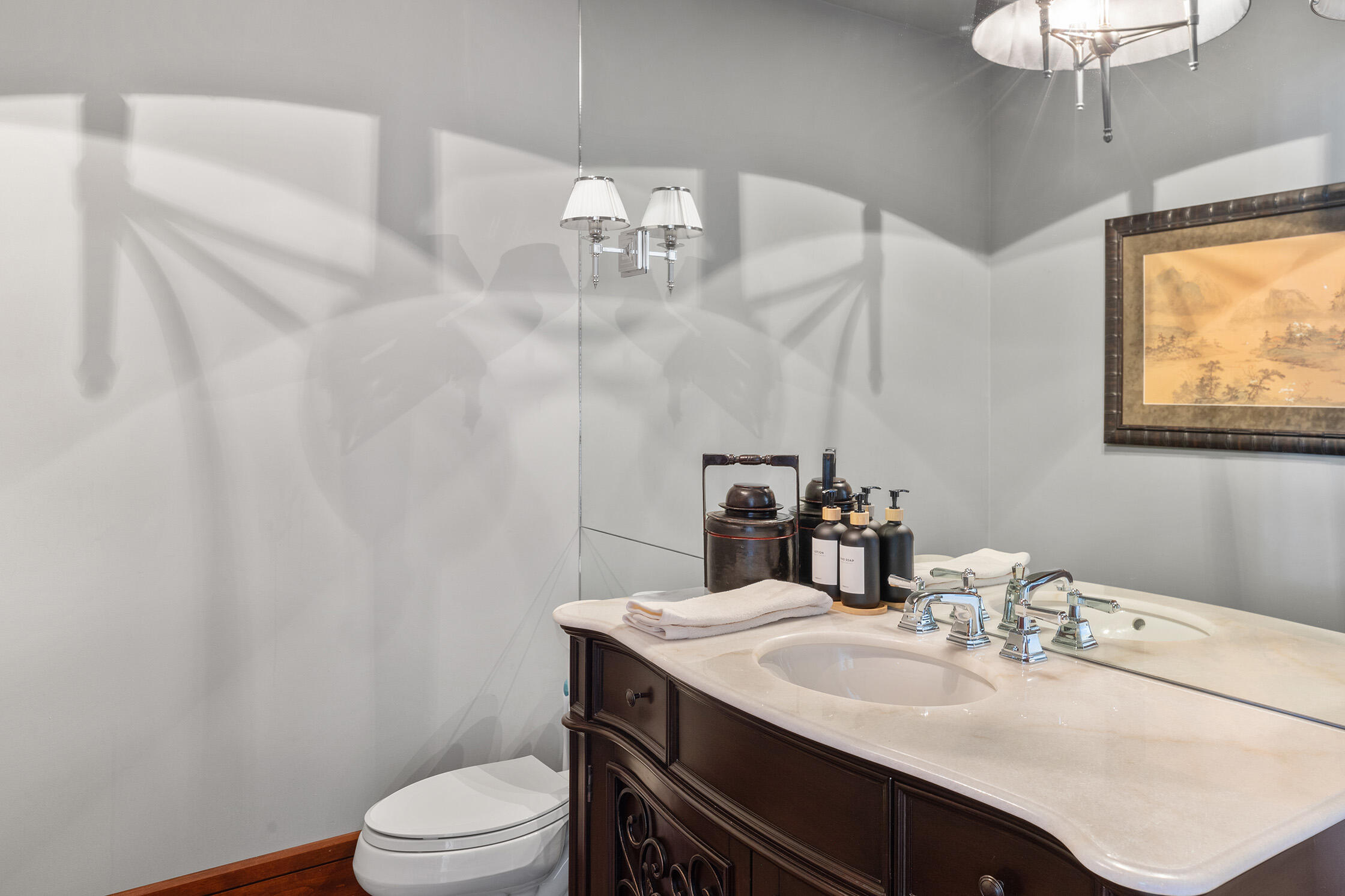 1221 Cornerstone Loop Montrose, CO 81403 - Photo 24 of 44 a bathroom with a sink vanity granite and toilet