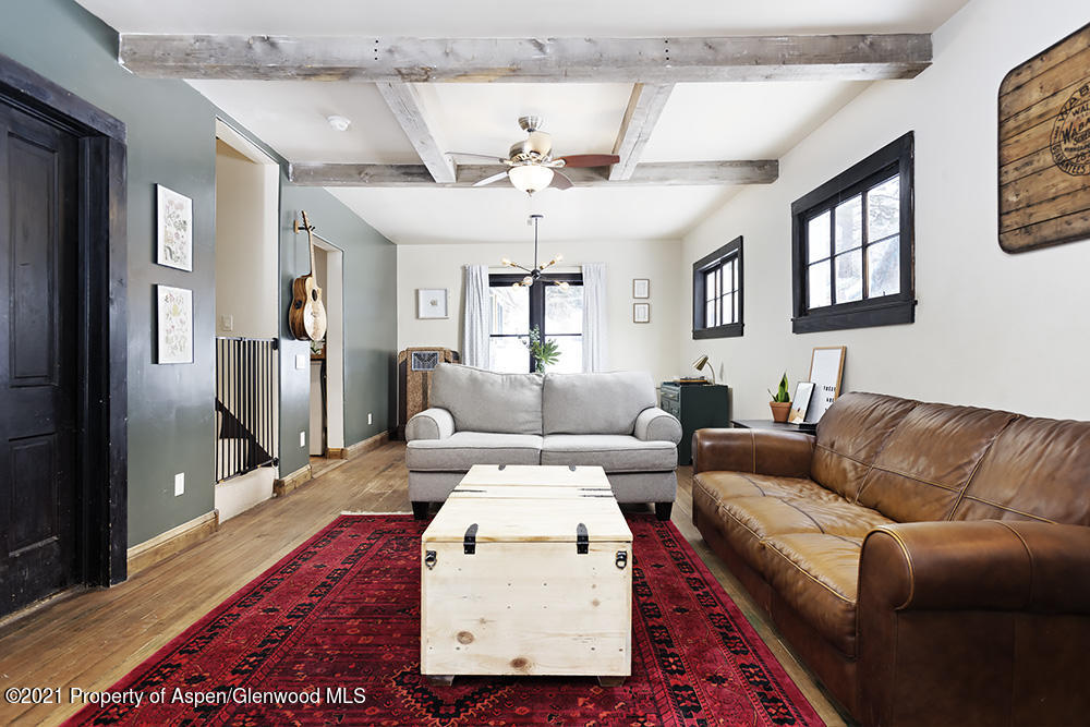 113 West State Street Marble, CO 81623 - Photo 3 of 28 a living room with furniture and a rug