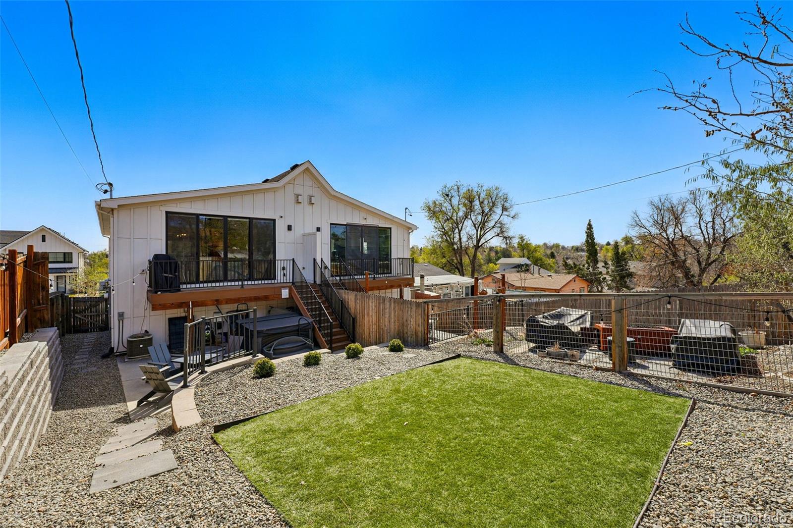 949 Raleigh Street, Unit 2 Denver, CO 80204 - Photo 39 of 42 a view of a backyard with sitting area
