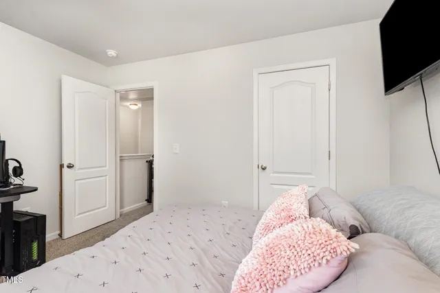 a view of a swimming pool with an ocean view