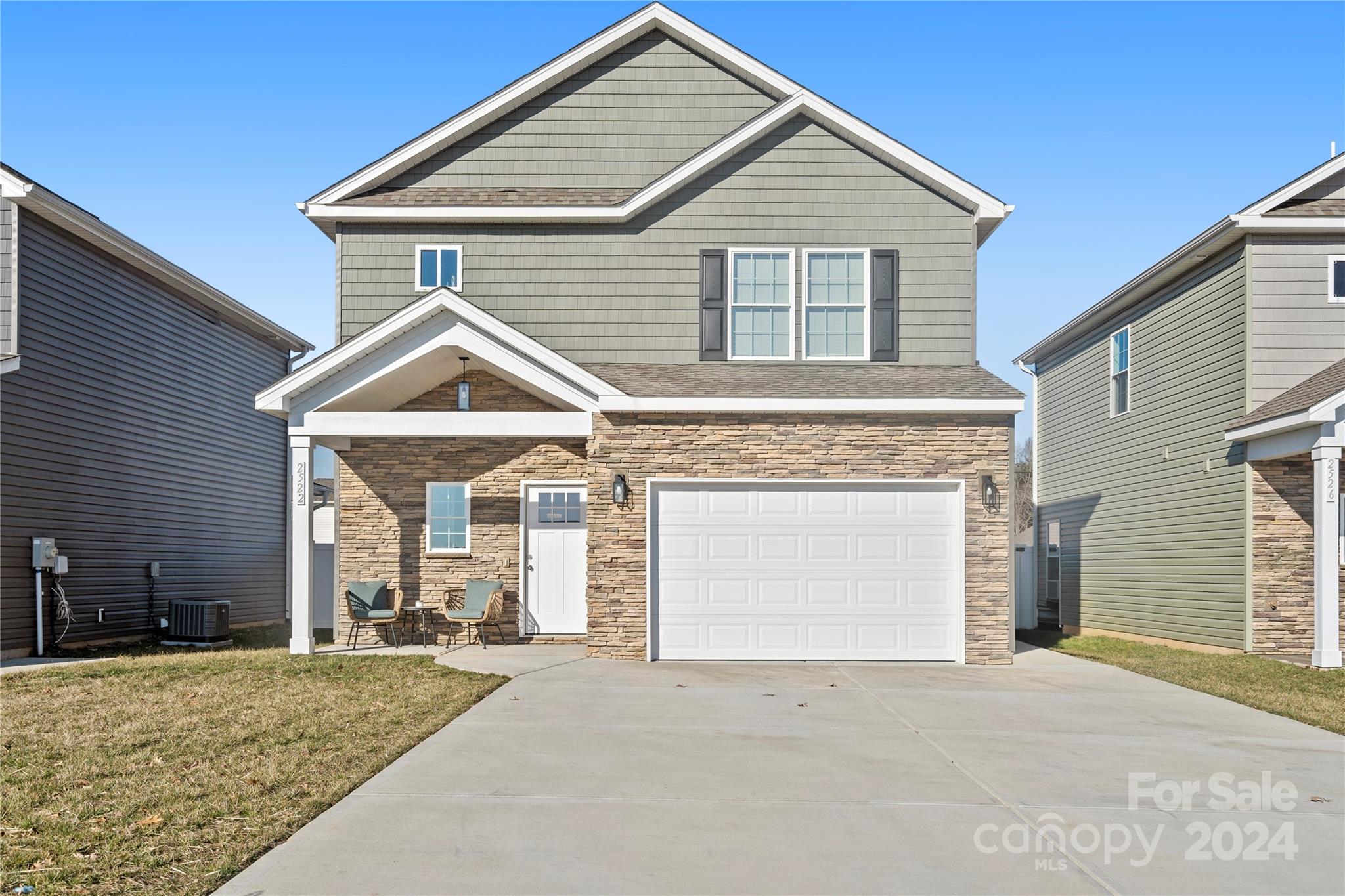 2522 Snow Creek Road Northeast Hickory, NC 28601 - Photo 3 of 24 a view of a white house with a large space